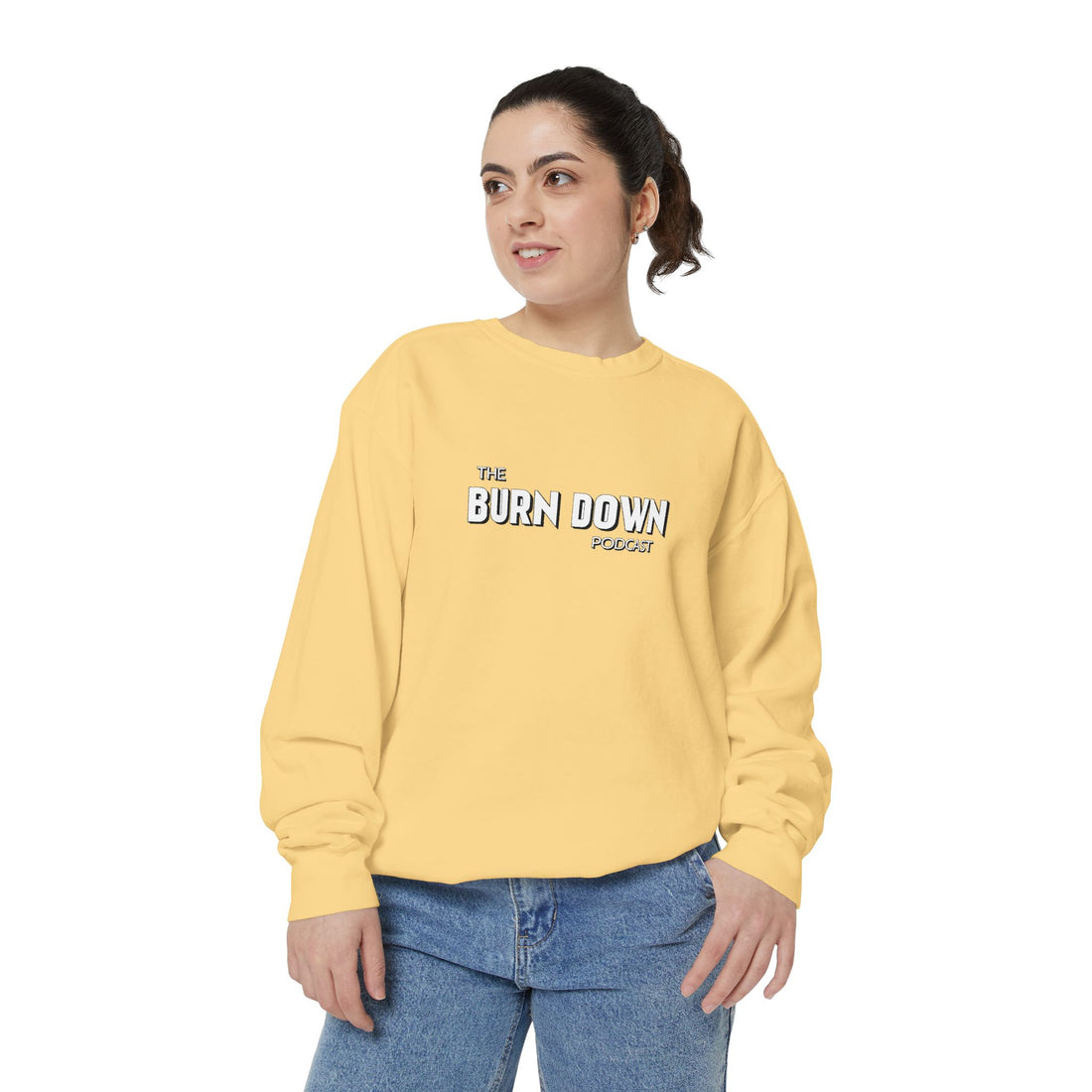 The Burn Down Podcast Crew Neck Sweatshirt