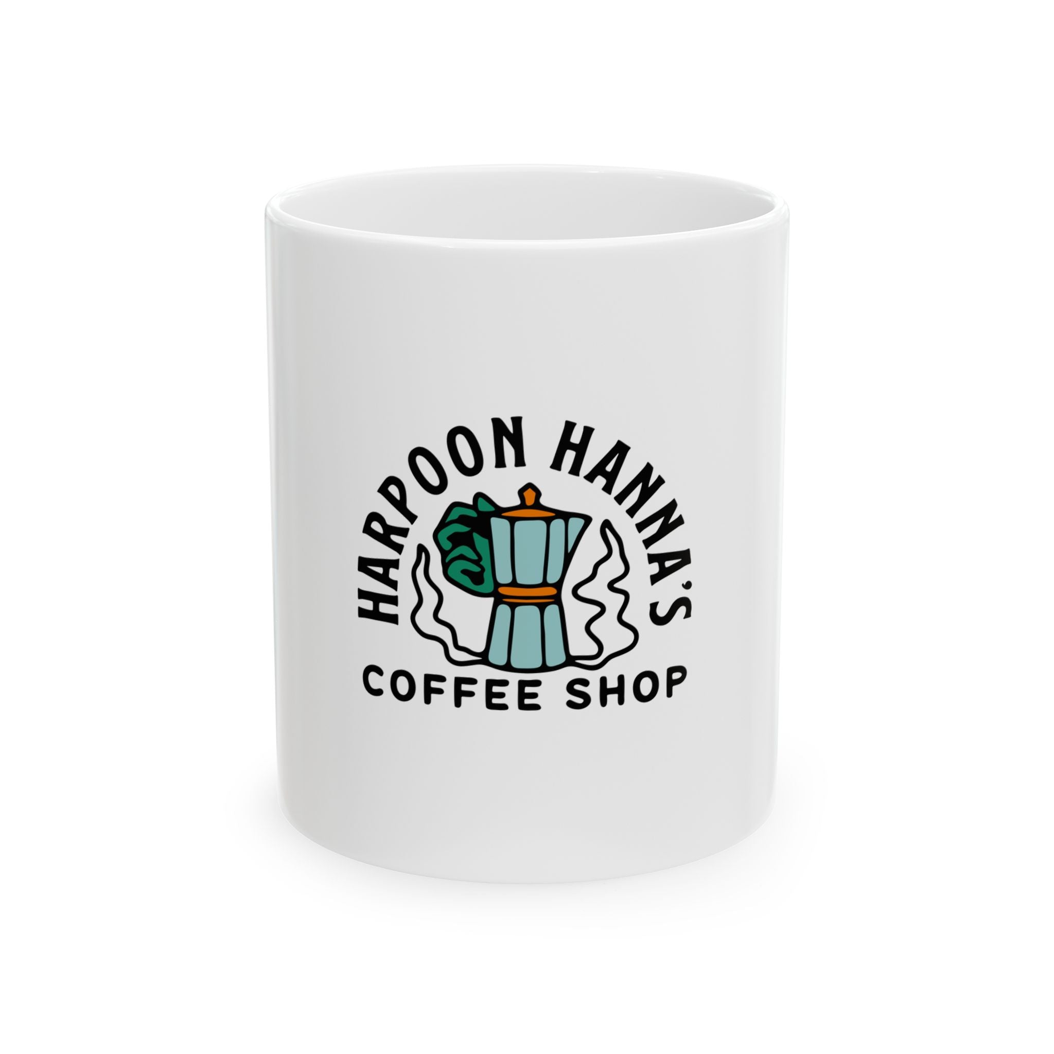 Harpoon Hanna’s Retro Moka Pot Ceramic Mug