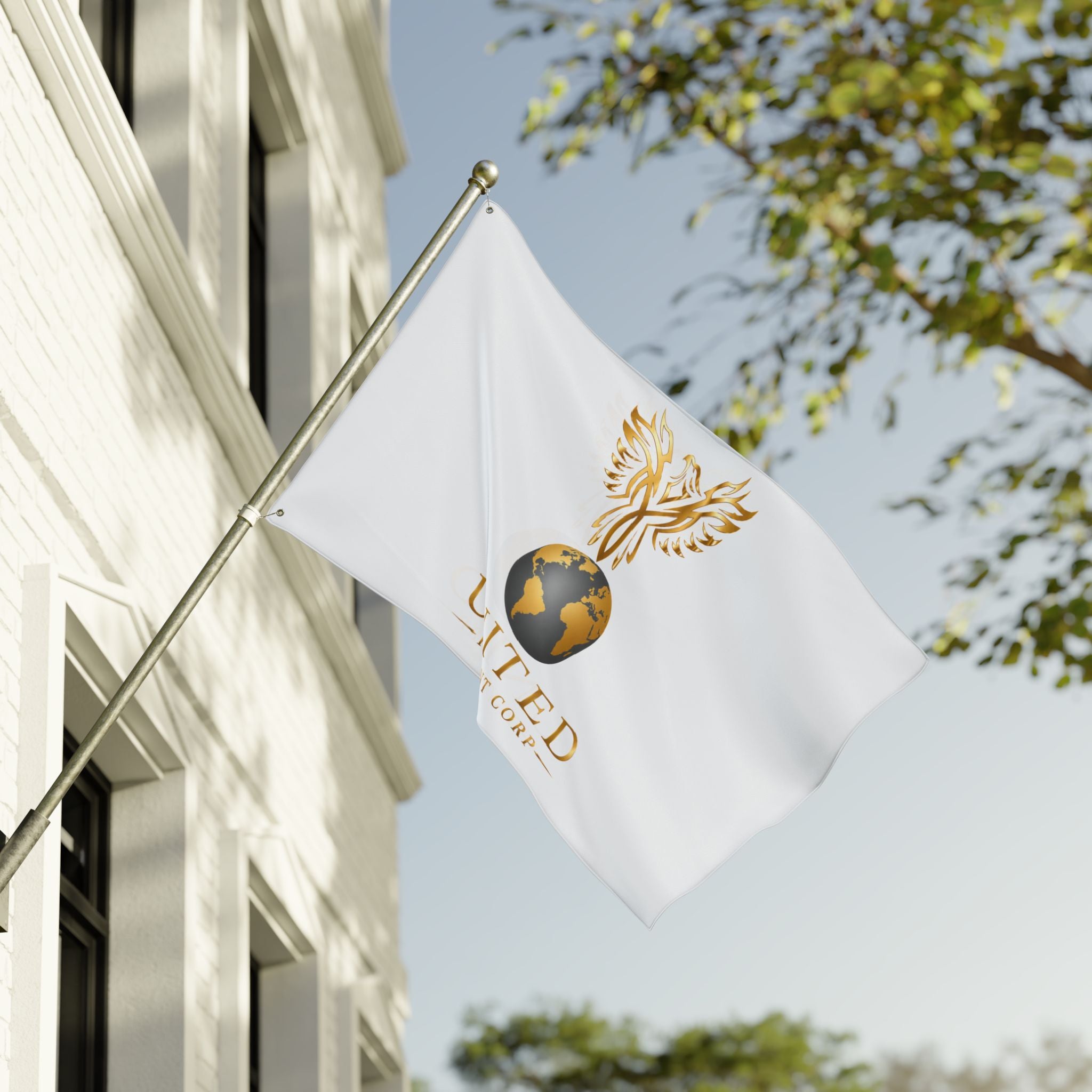United Payment Corp Double-Sided Flag