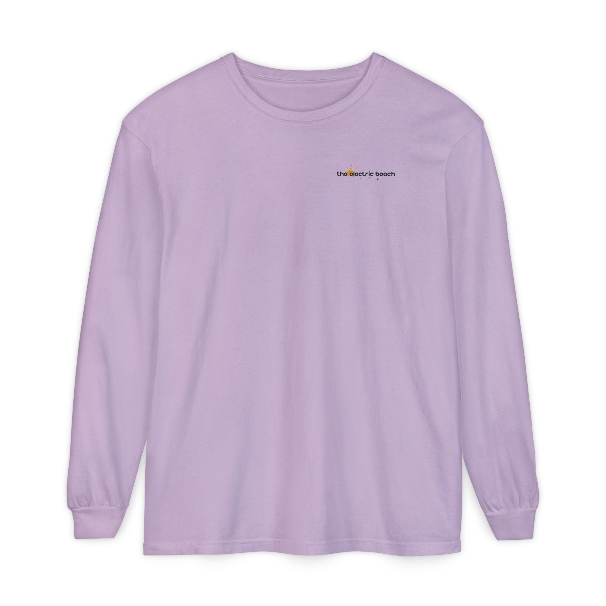 Electric Beach Long Sleeve Crew Neck T-Shirt