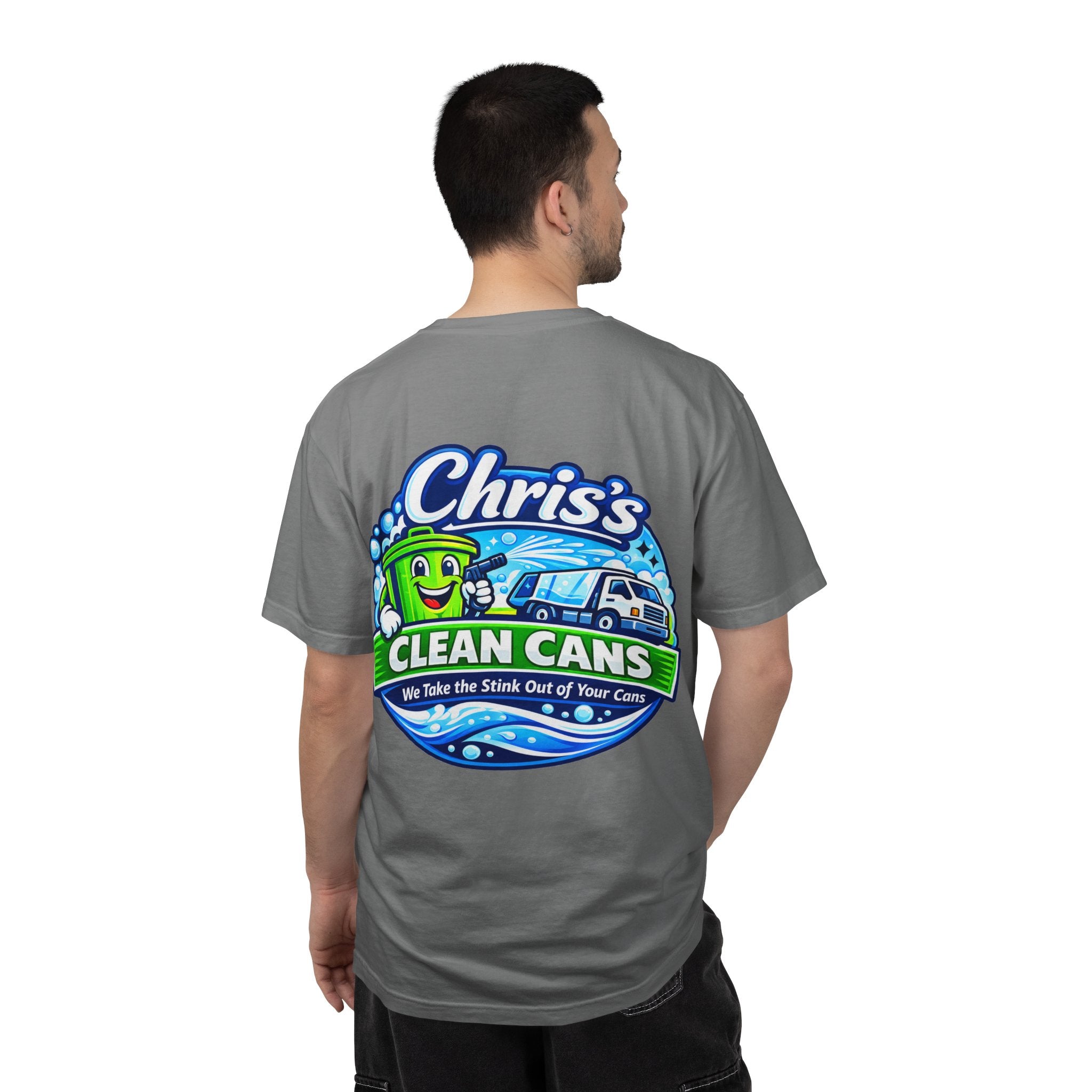 Chris's Clean Cans Crew Neck T-Shirt
