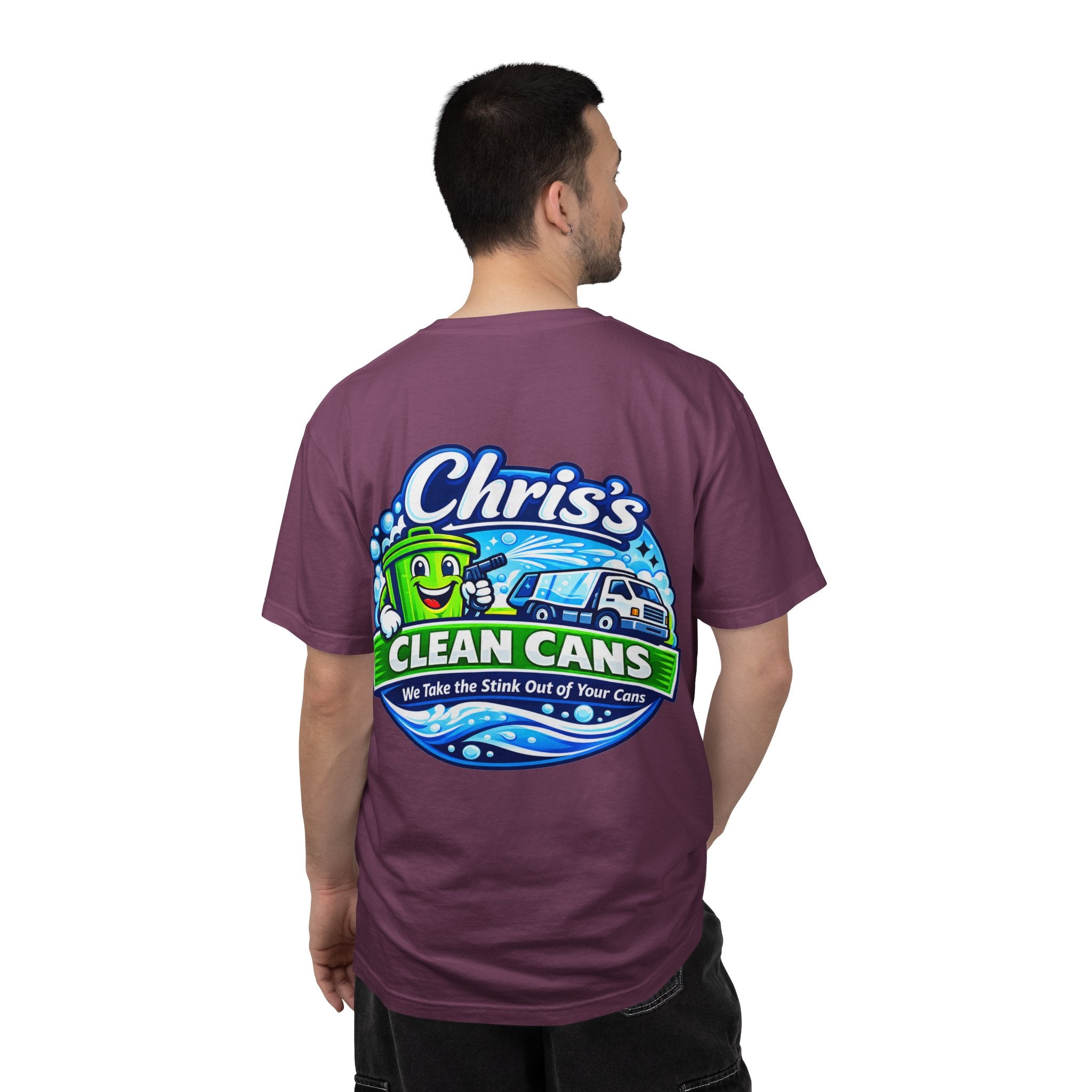 Chris's Clean Cans Crew Neck T-Shirt