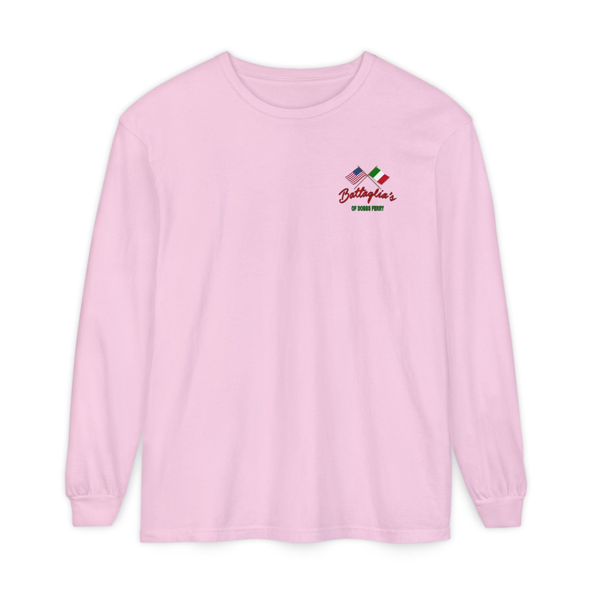 Battaglia's Deli Long Sleeve Crew Neck T-Shirt