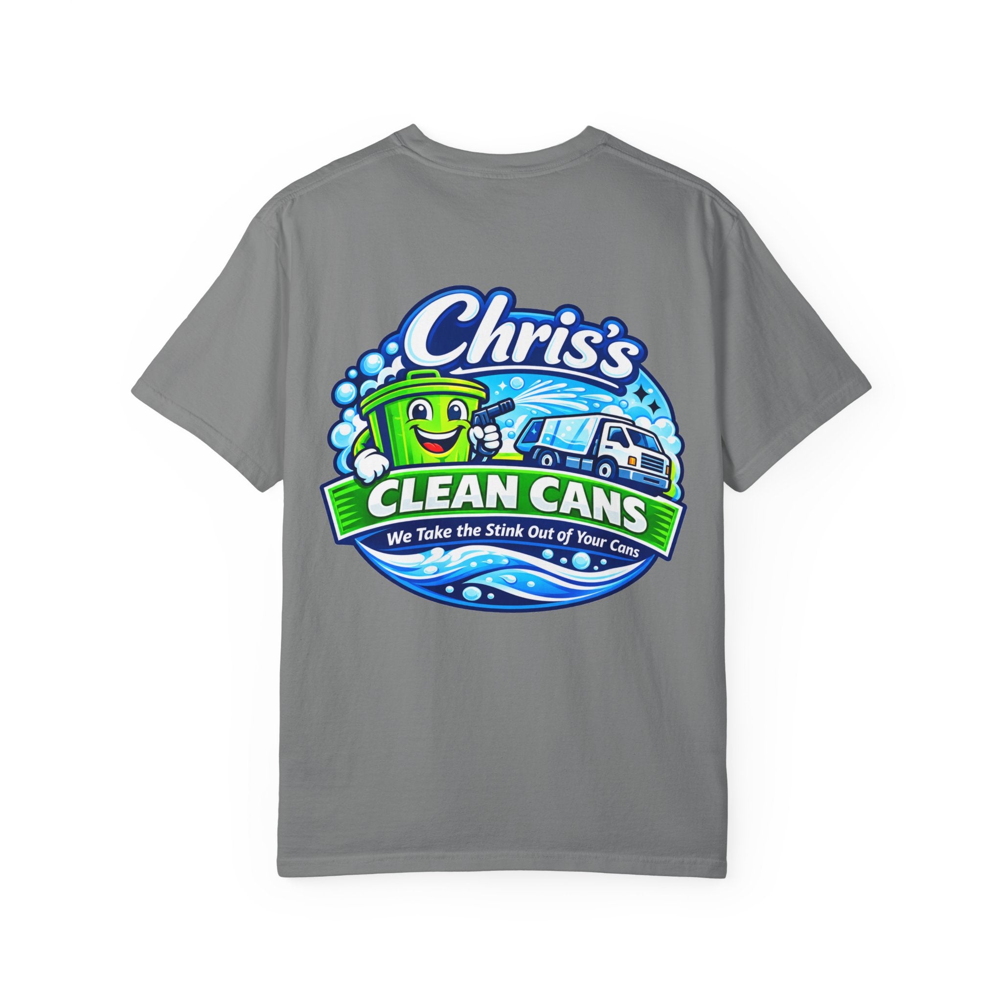 Chris's Clean Cans Crew Neck T-Shirt