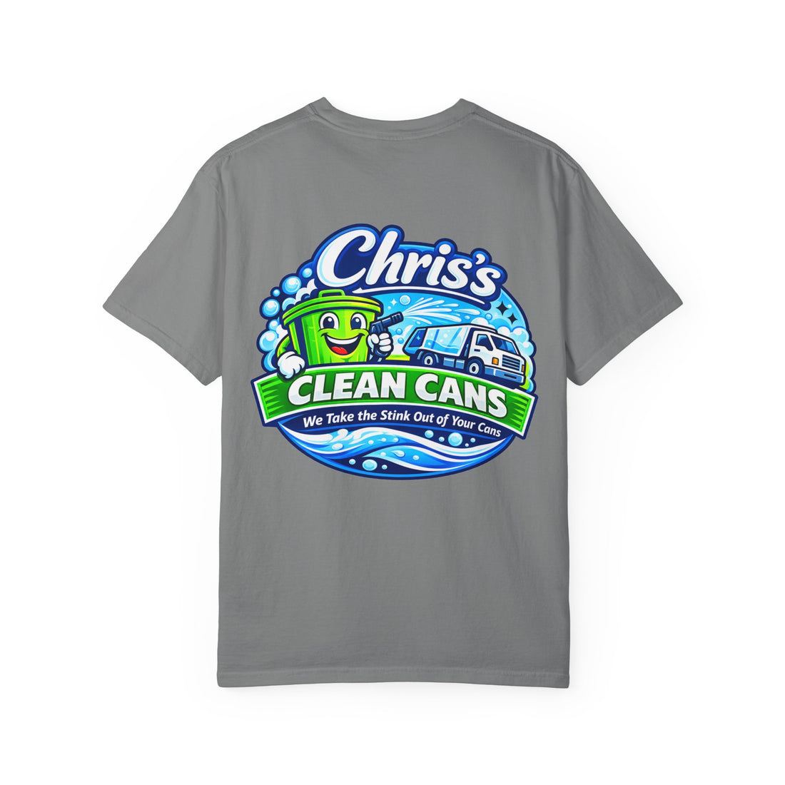Chris's Clean Cans Crew Neck T-Shirt