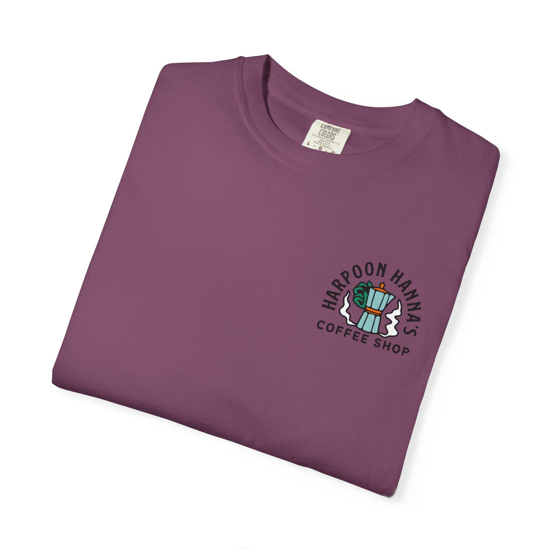 Harpoon Hanna's Retro Moka Pot Crew Neck T-Shirt