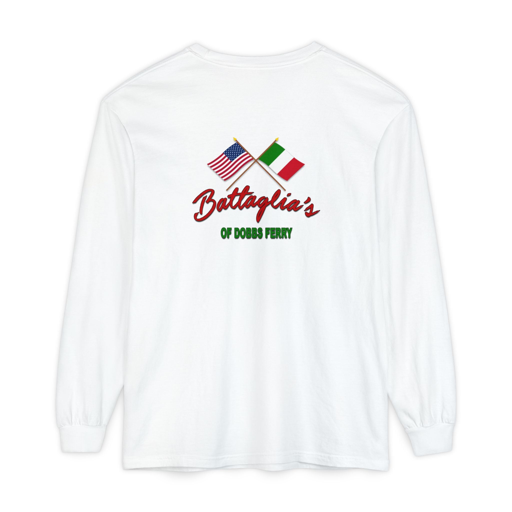 Battaglia's Deli Long Sleeve Crew Neck T-Shirt