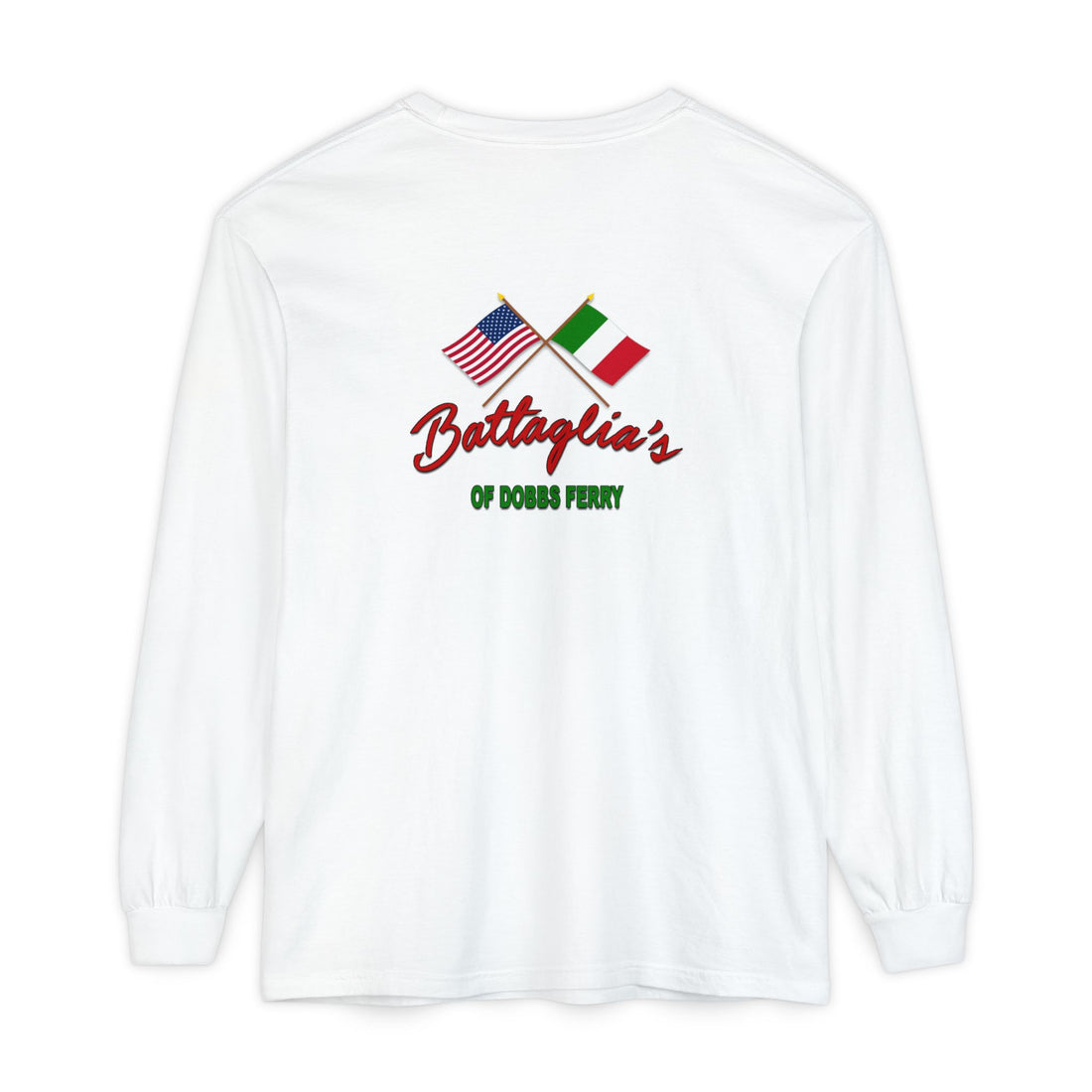 Battaglia's Deli Long Sleeve Crew Neck T-Shirt