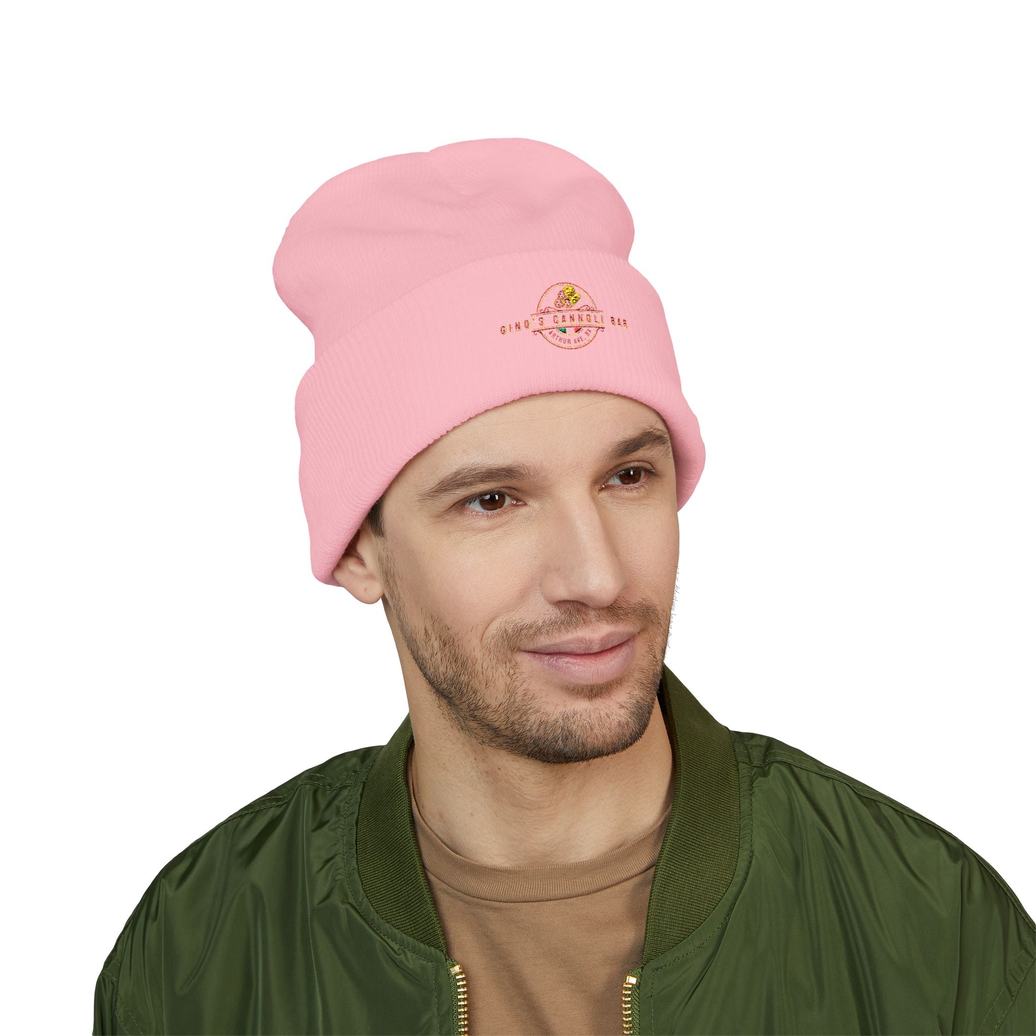 Gino's Cannoli Bar Cuffed Beanie