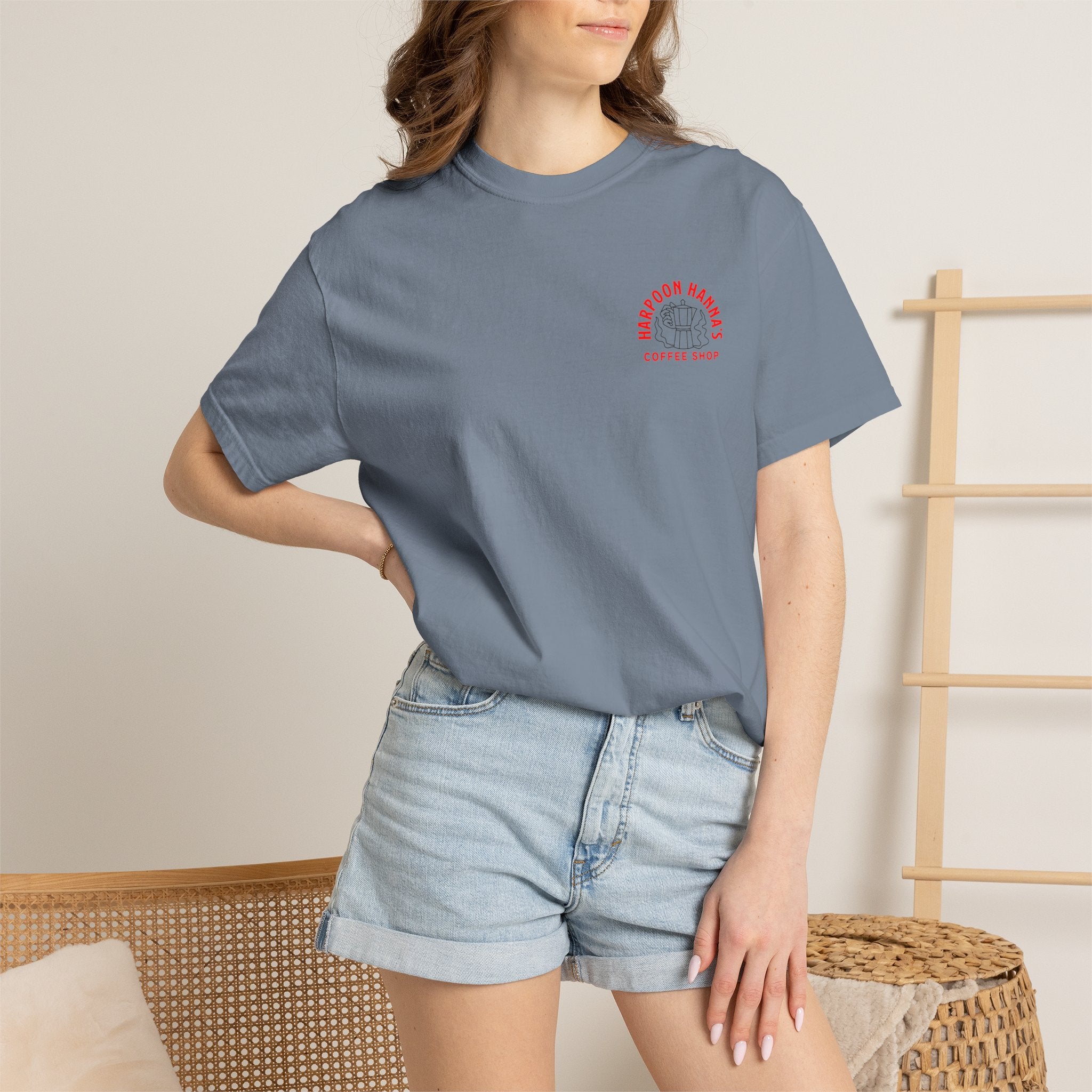 Harpoon Hanna's Moka Pot Crew Neck T-Shirt