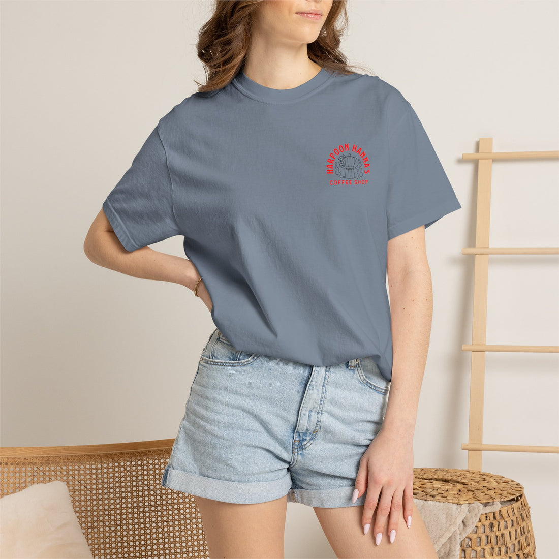 Harpoon Hanna's Moka Pot Crew Neck T-Shirt