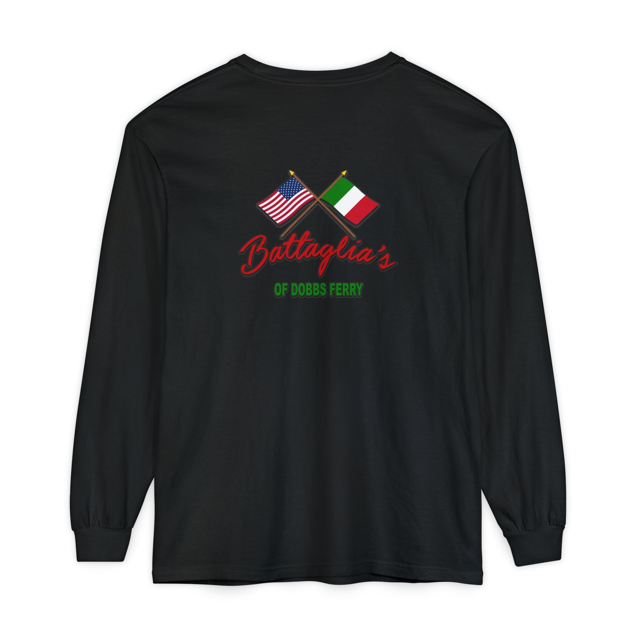 Battaglia's Deli Long Sleeve Crew Neck T-Shirt
