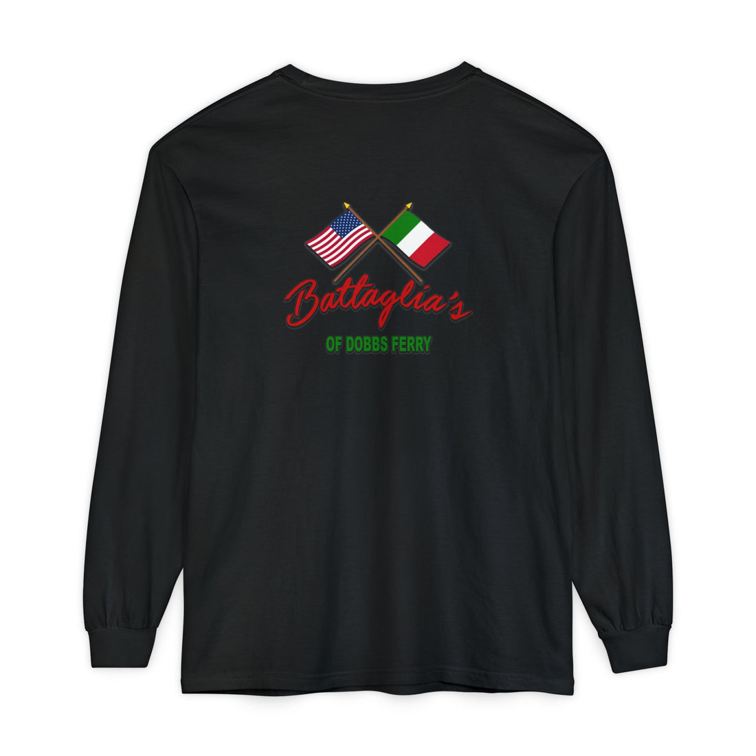 Battaglia's Deli Long Sleeve Crew Neck T-Shirt