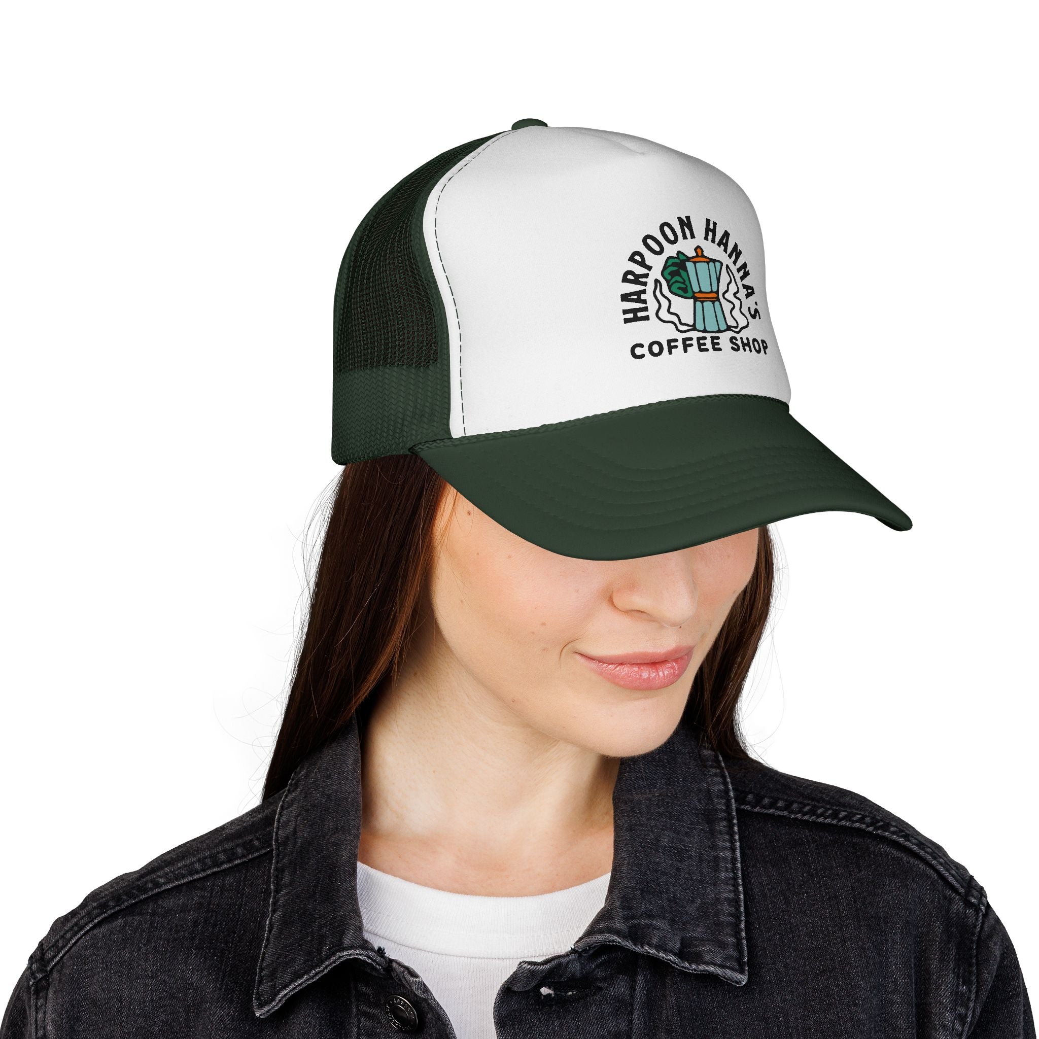 Harpoon Hanna's Retro Moka Pot Trucker Cap