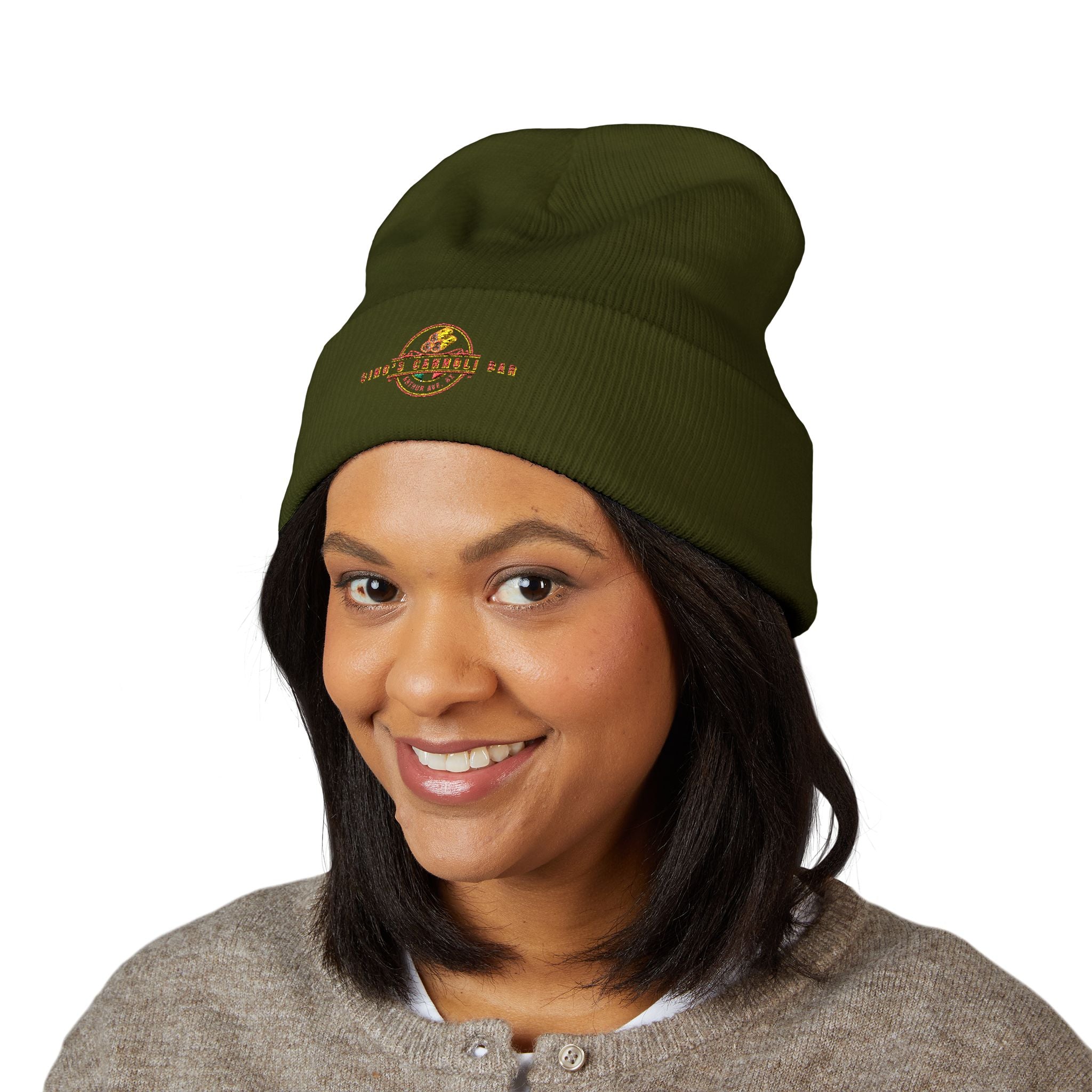 Gino's Cannoli Bar Cuffed Beanie