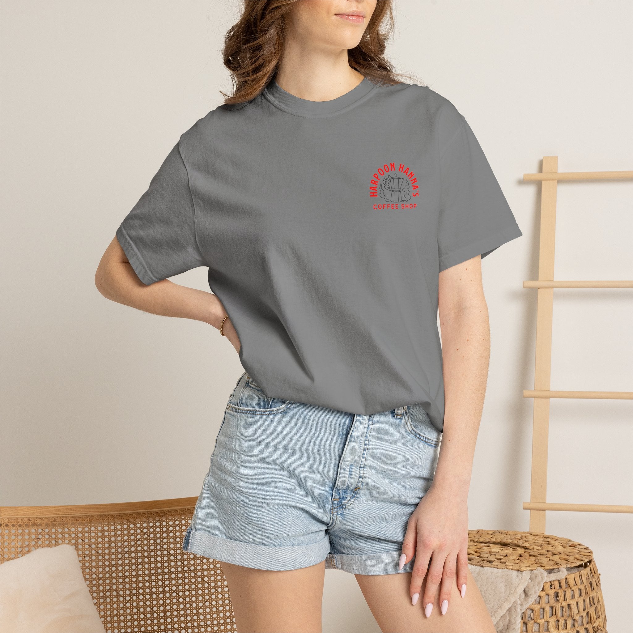 Harpoon Hanna's Moka Pot Crew Neck T-Shirt
