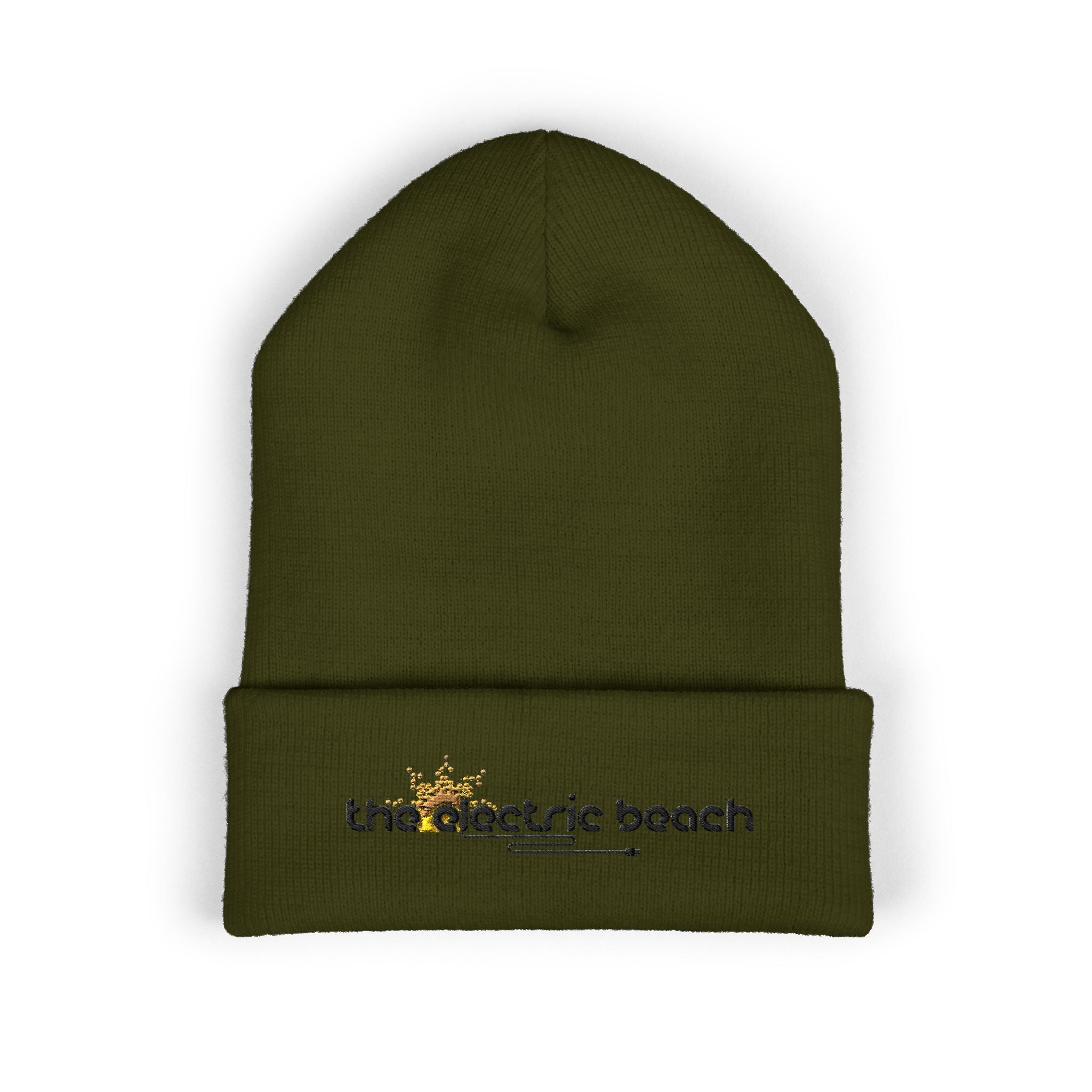 Electric Beach Cuffed Beanie