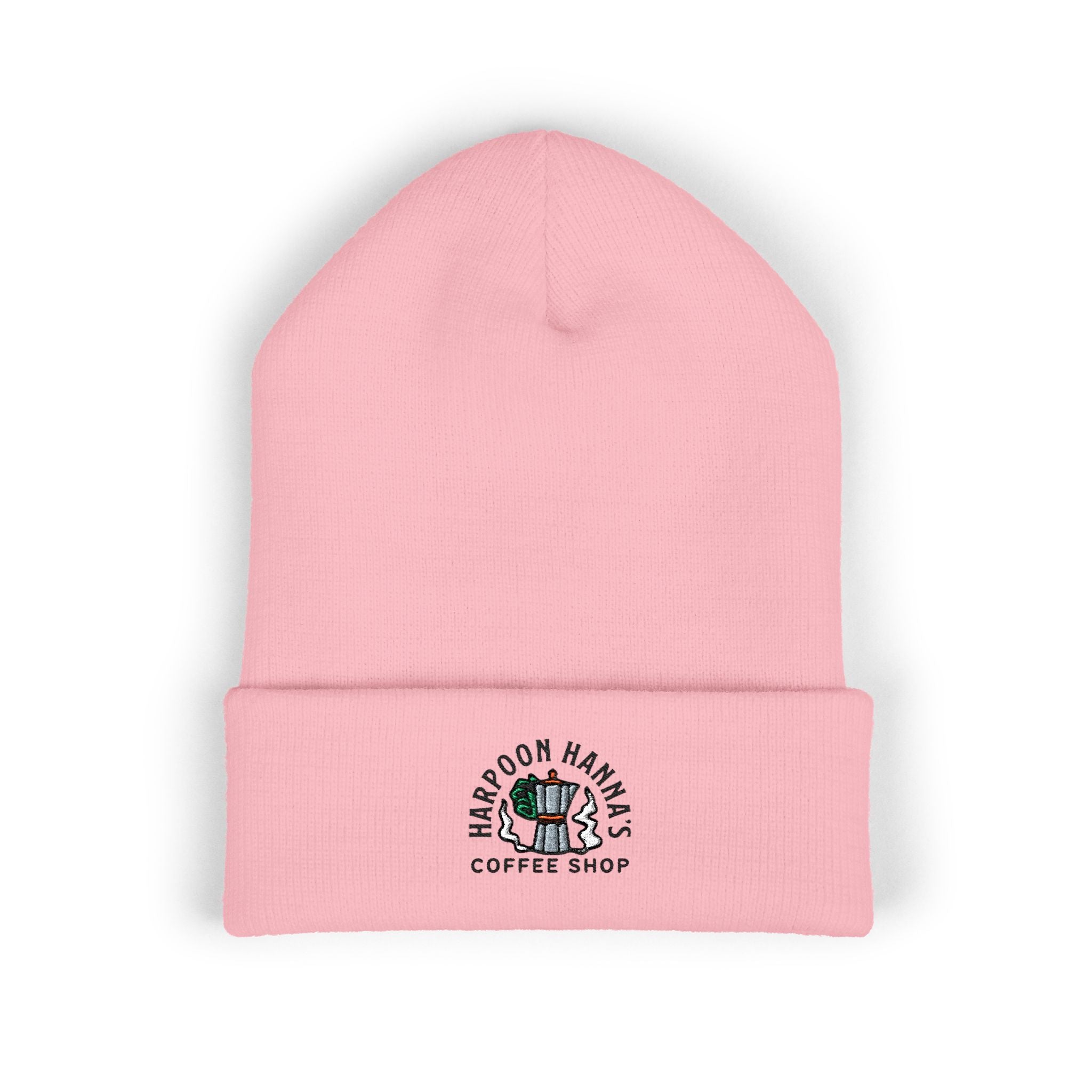 Harpoon Hannah's Retro Moka Pot Cuffed Beanie