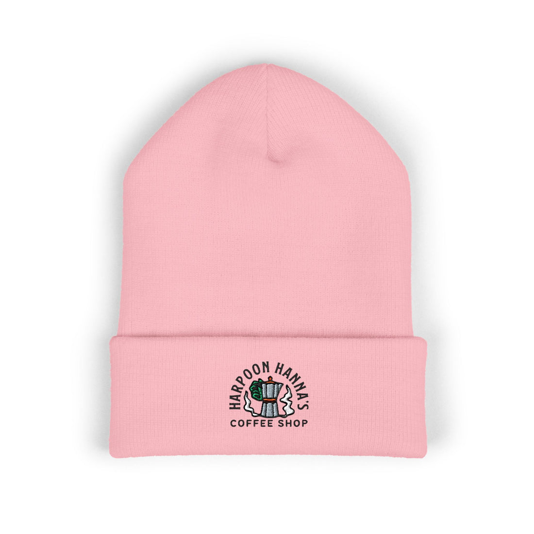 Harpoon Hannah's Retro Moka Pot Cuffed Beanie