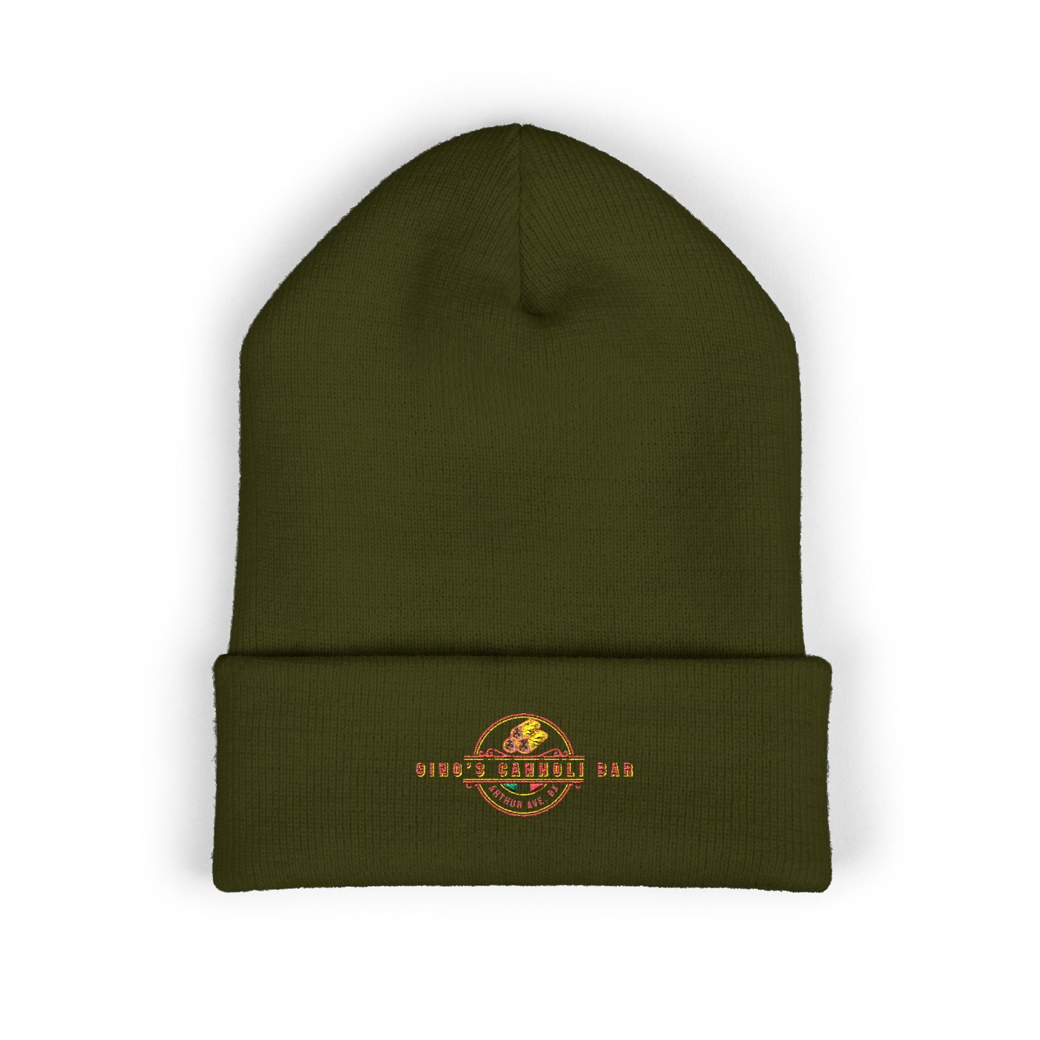 Gino's Cannoli Bar Cuffed Beanie
