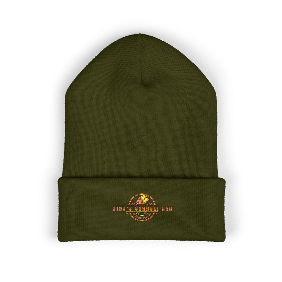 Gino's Cannoli Bar Cuffed Beanie