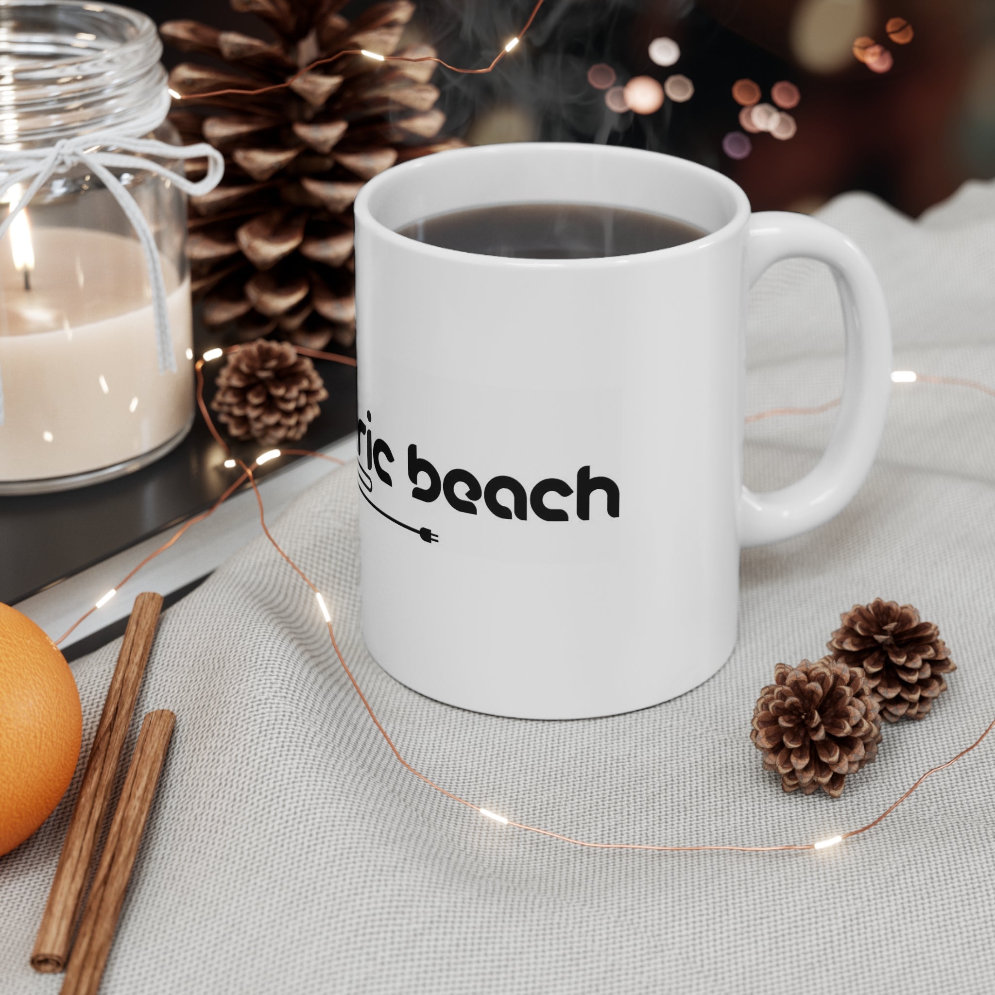 Electric Beach Ceramic Mug