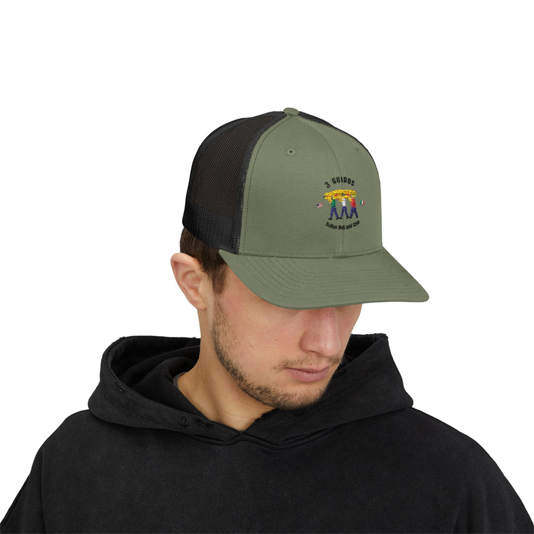 3 Guidos Trucker Hat