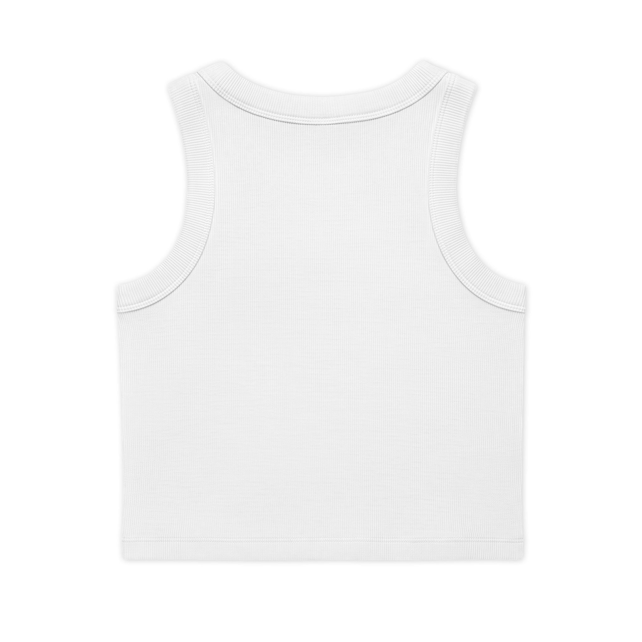 Electric Beach Ribbed Crop Tank Top