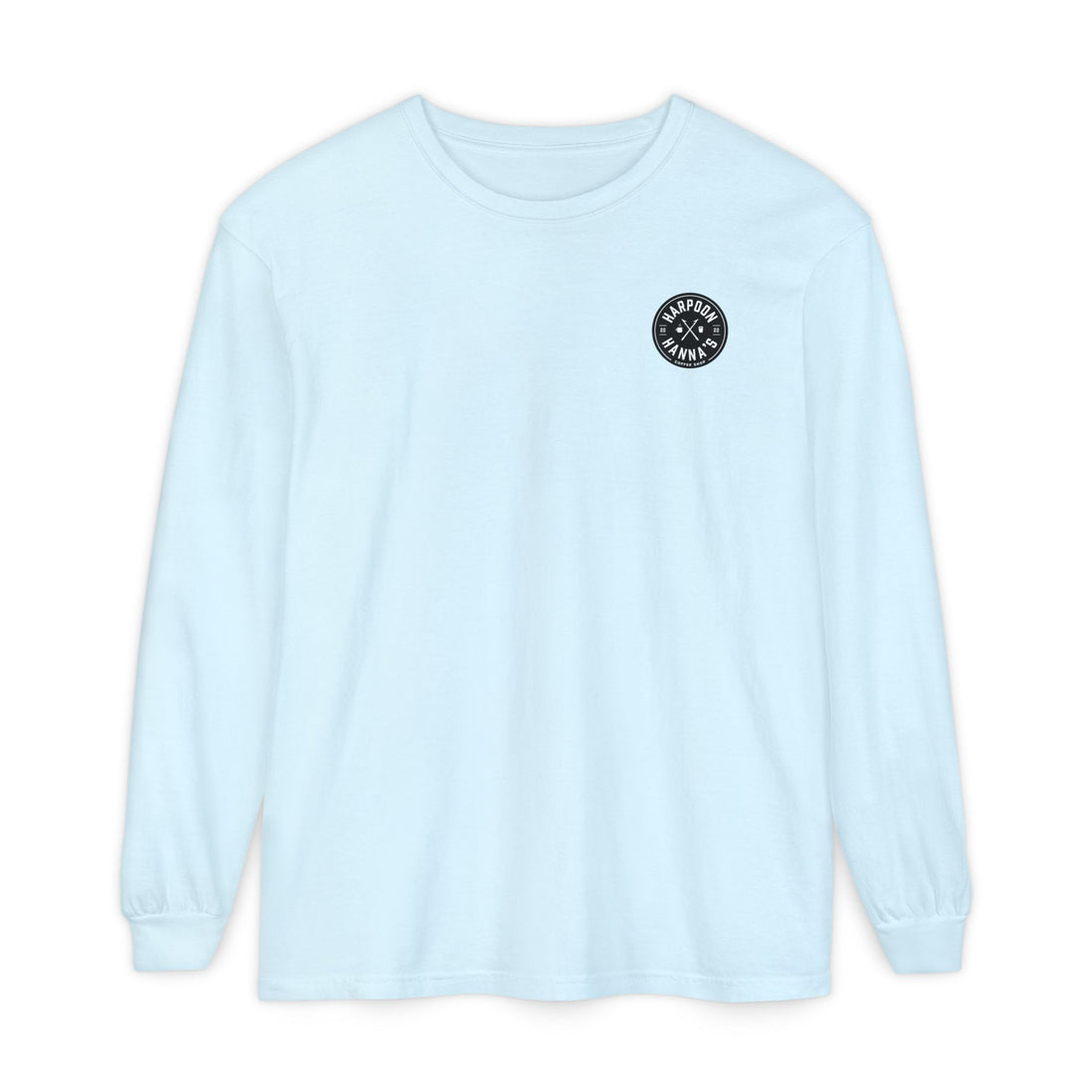 Harpoon Hanna's 'Drink or Sink' Long Sleeve Crew Neck T-Shirt