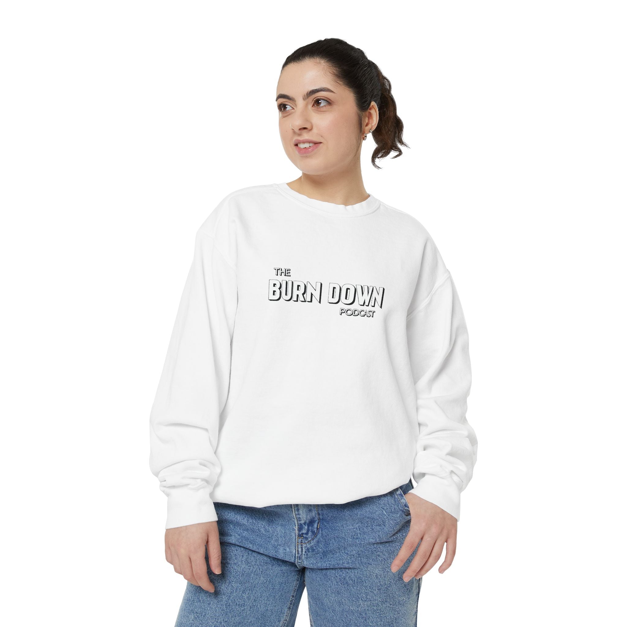 The Burn Down Podcast Crew Neck Sweatshirt