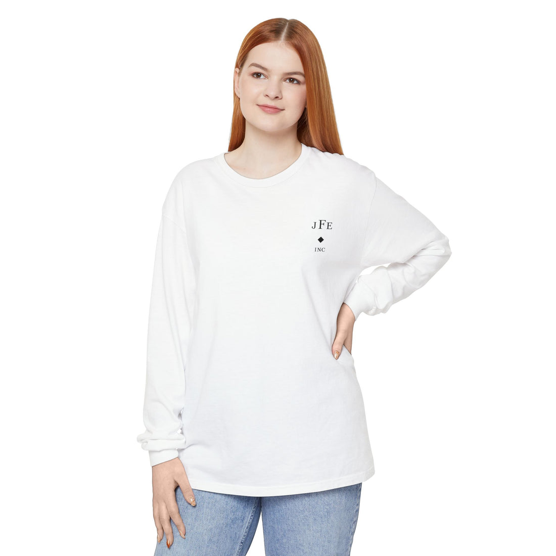 JEF Inc. Crew Neck Long Sleeve Tee
