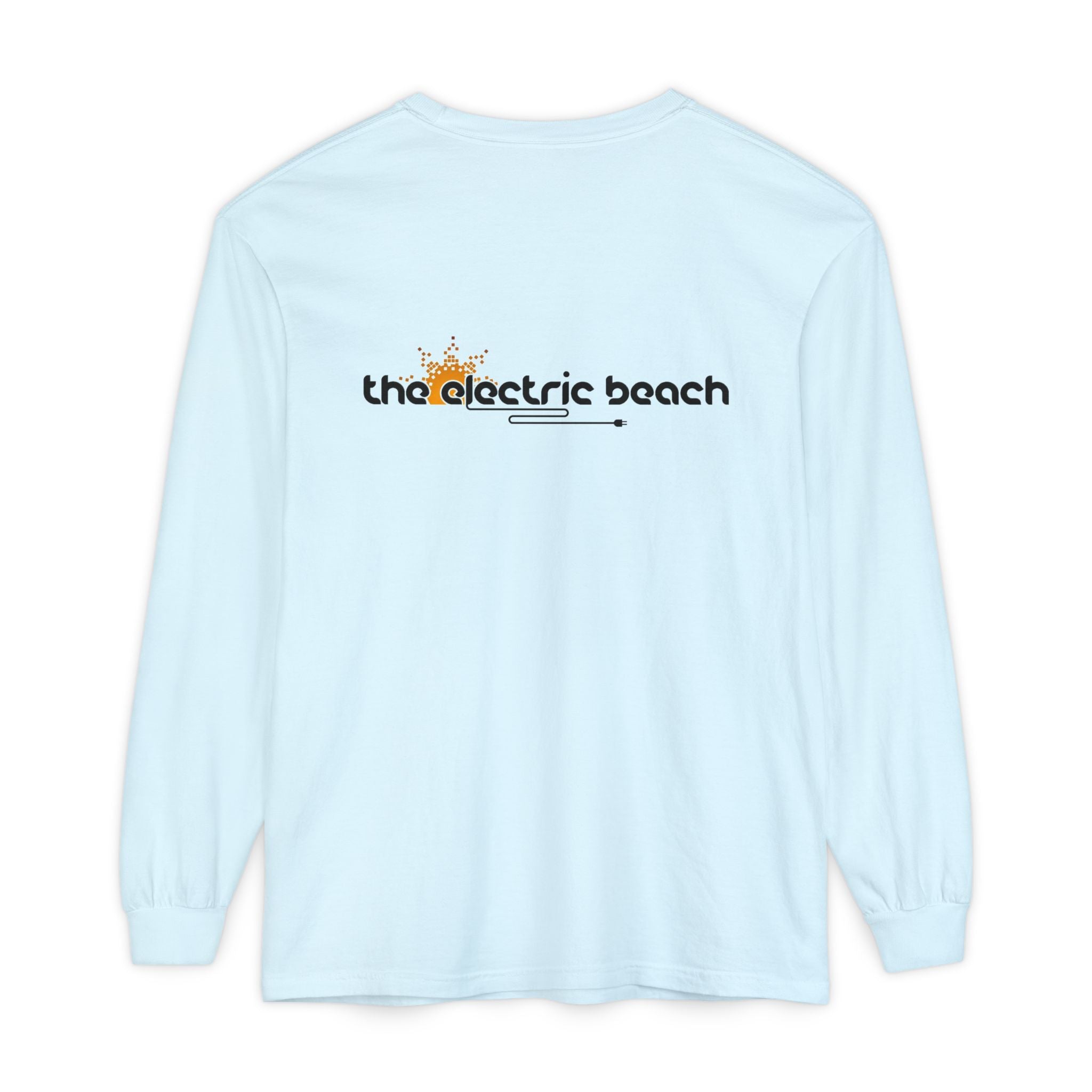 Electric Beach Long Sleeve Crew Neck T-Shirt