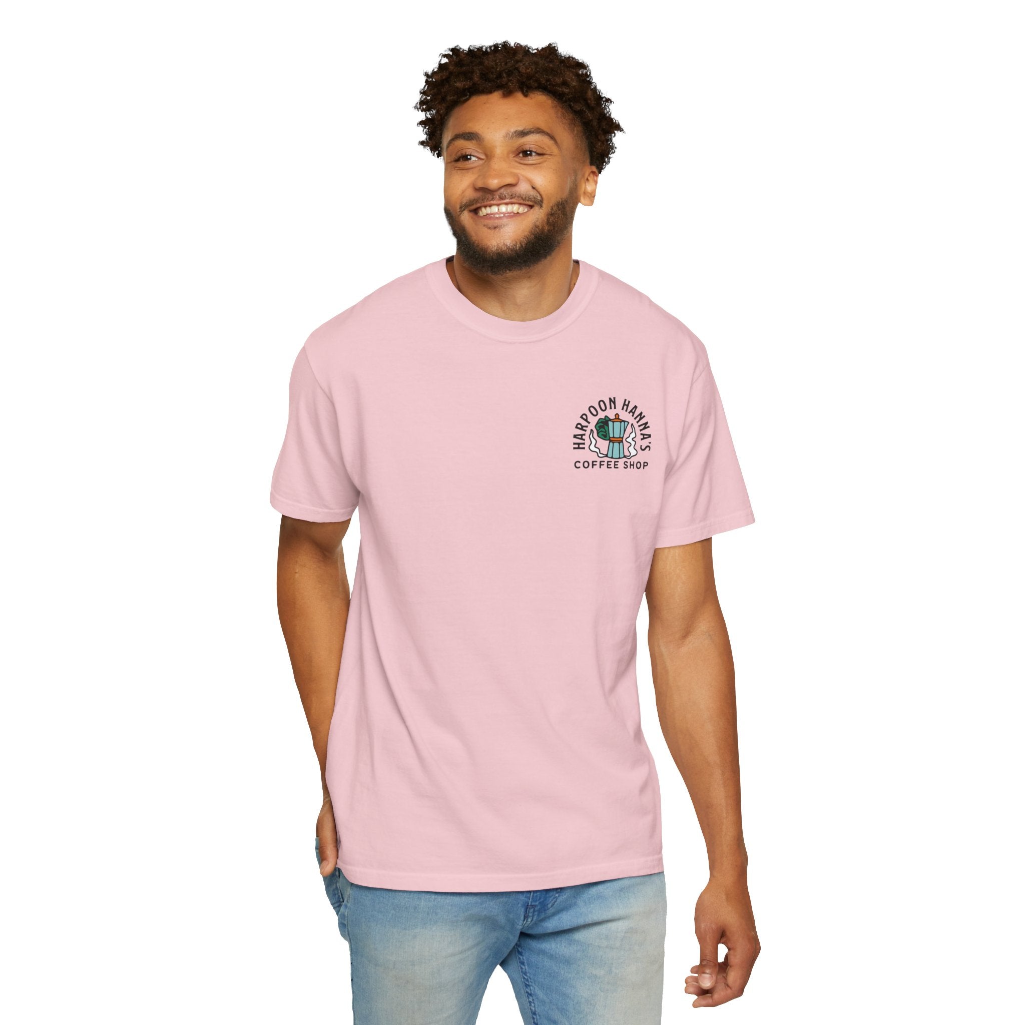 Harpoon Hanna's Retro Moka Pot Crew Neck T-Shirt