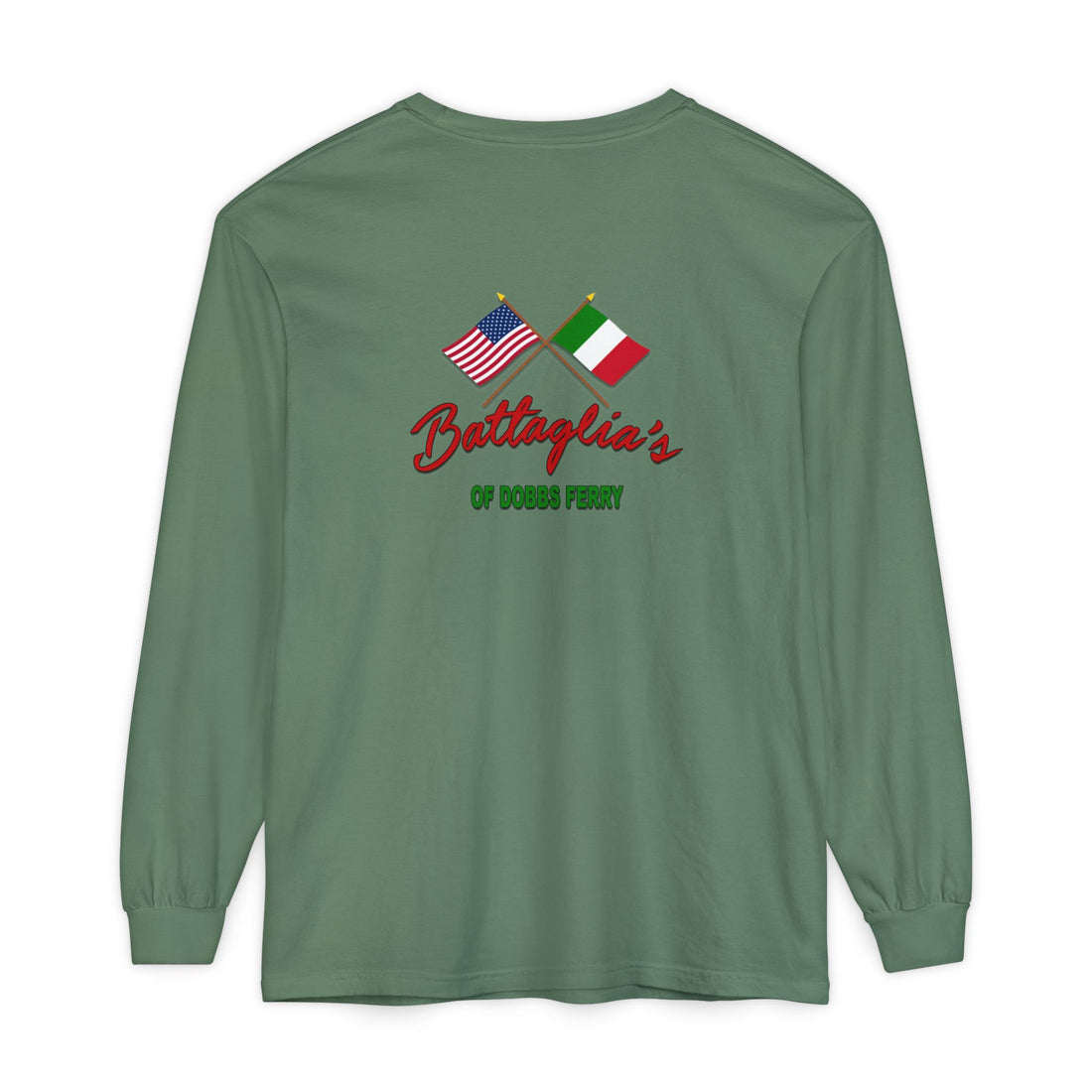 Battaglia's Deli Long Sleeve Crew Neck T-Shirt