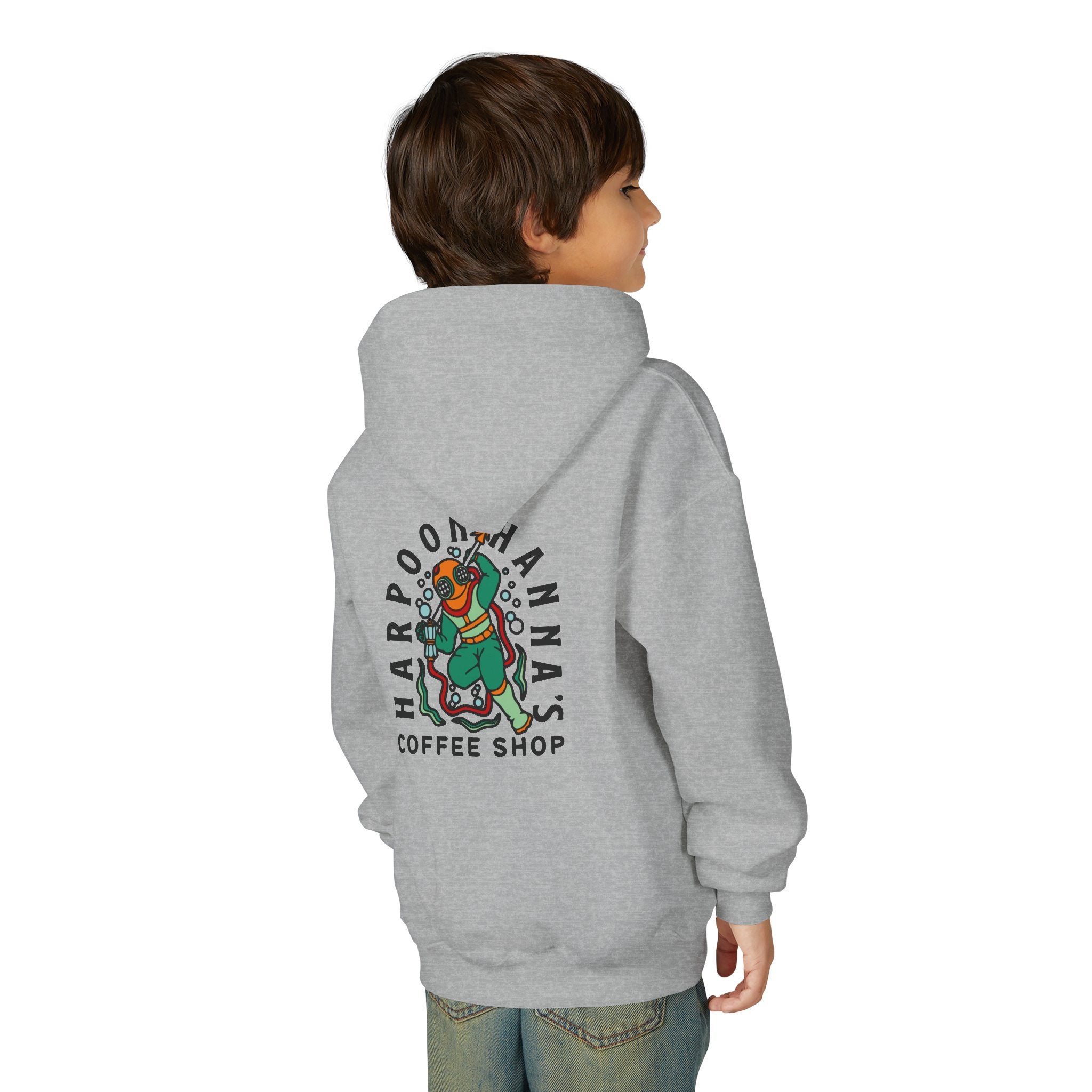 Harpoon Hanna's Colorful Diver Youth Hoodie