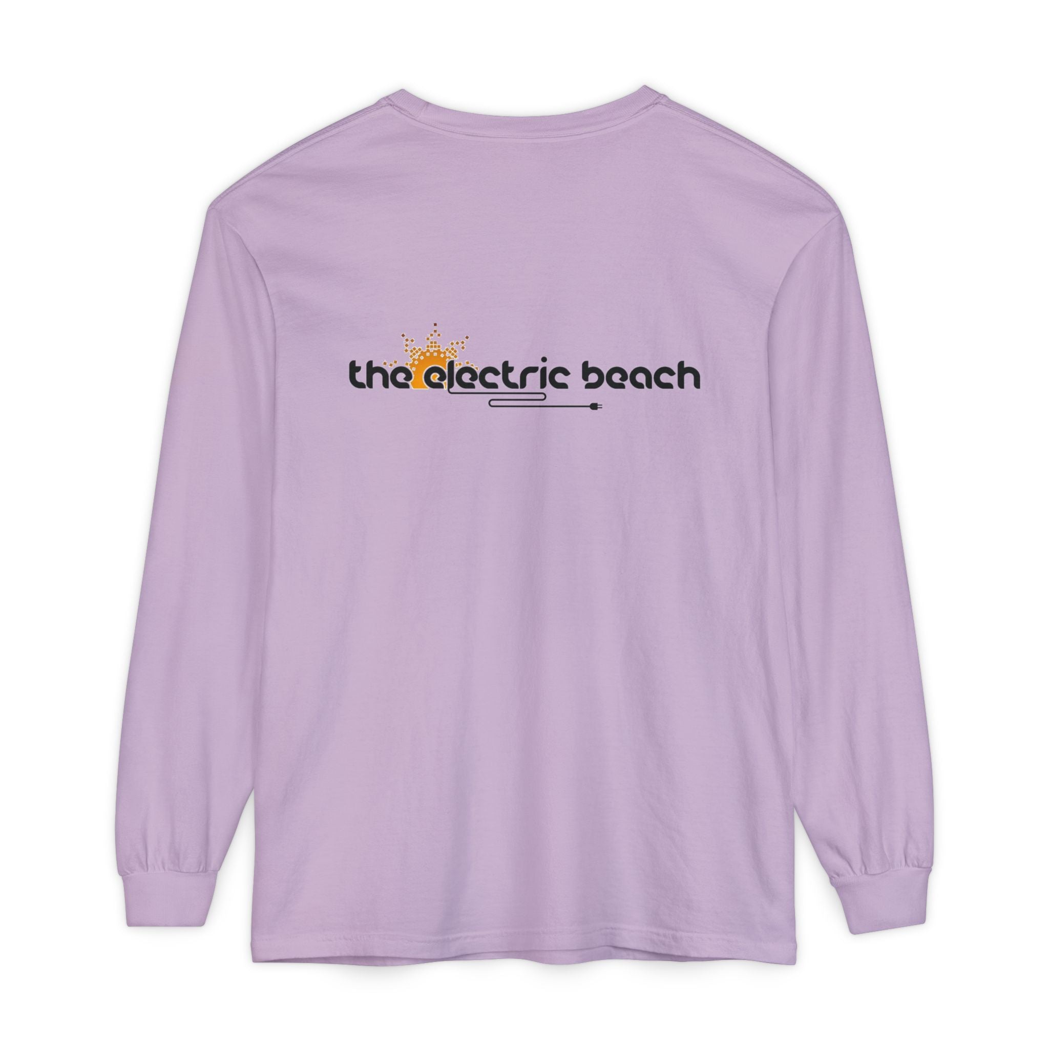 Electric Beach Long Sleeve Crew Neck T-Shirt