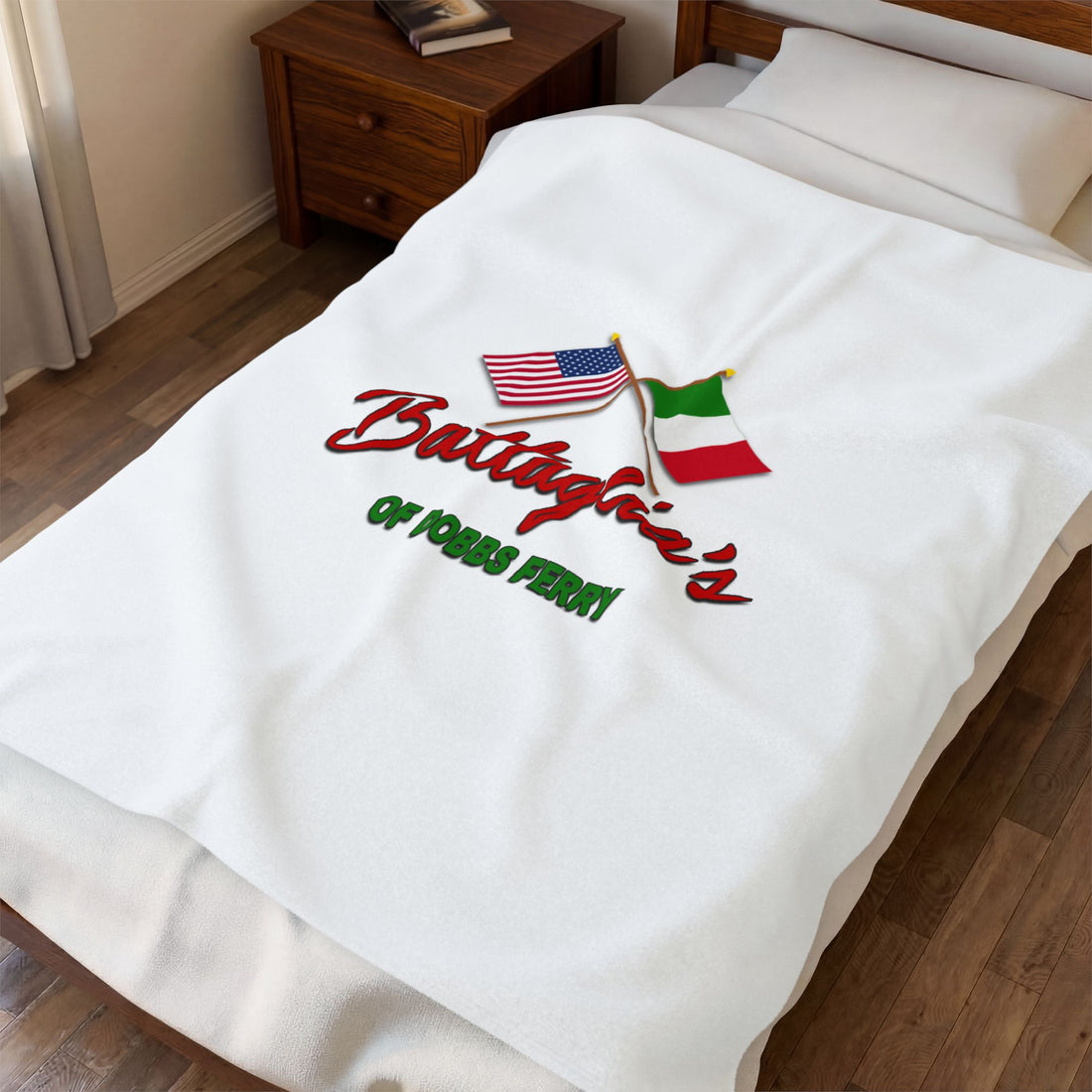 Battaglia's Deli Velveteen Plush Blanket