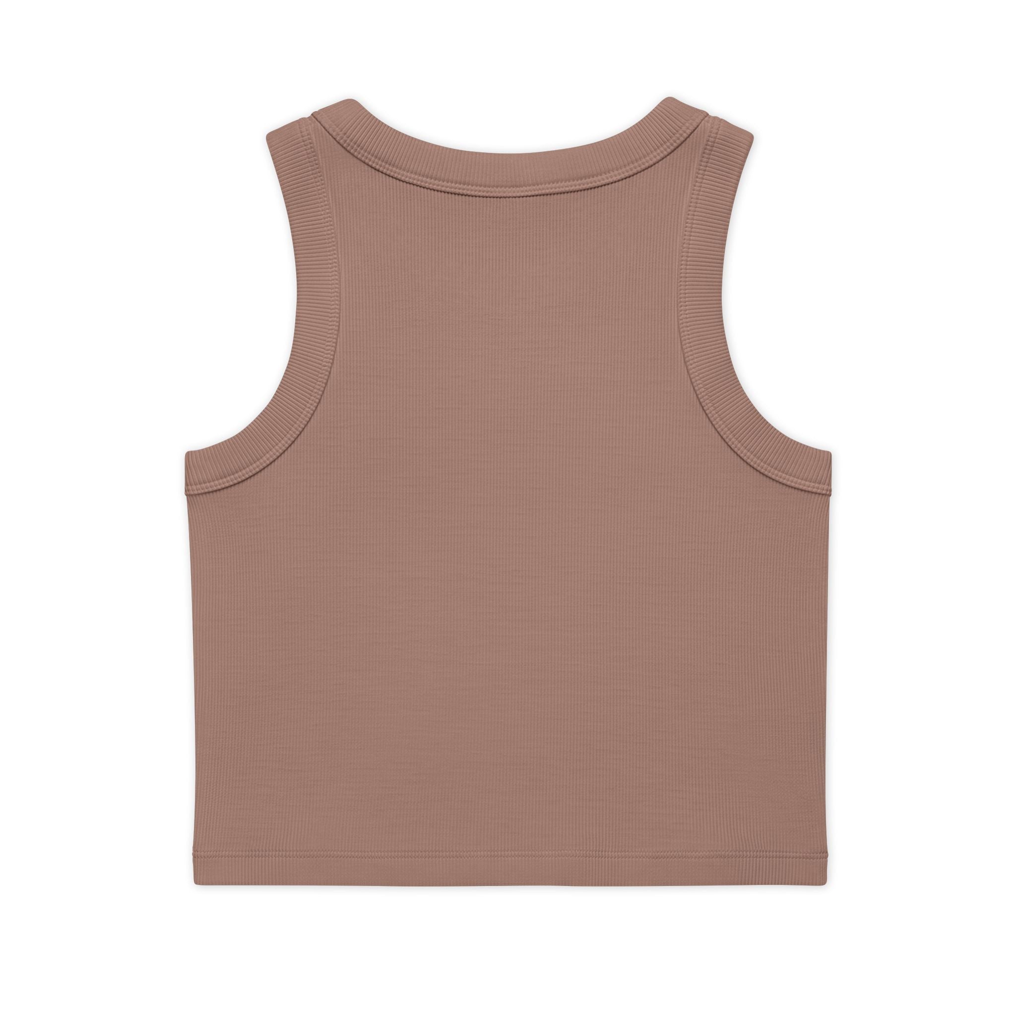 Electric Beach Ribbed Crop Tank Top