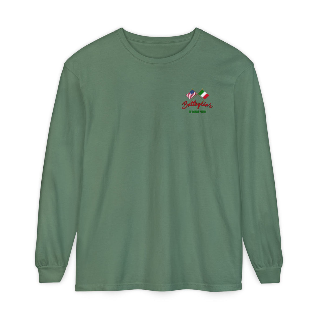 Battaglia's Deli Long Sleeve Crew Neck T-Shirt